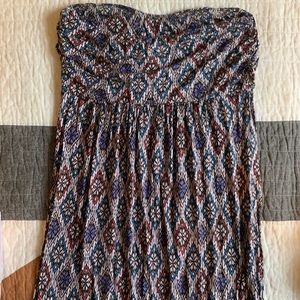 Cute multicolored geometric maxi